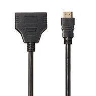 BephaMart 1080P HDMI Port Male to 2 Female 1 In 2 Out Converter Splitter Cable Adapter N2