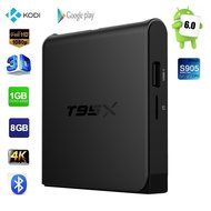 Epteam Android 6.0 TV Box T95X S905 Quad core [1GB/8GB/4K] Kodi 16.1 Full Loaded H.265 64bit Streaming Media Player