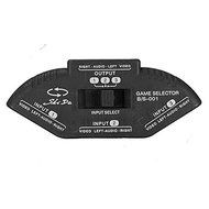 Black 3 Way Port Audio Video AV RCA Switch Selector Box Splitter &amp; 3 RCA Cable N3
