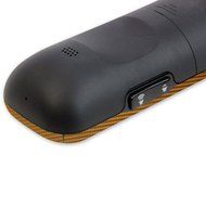 Skinomi TechSkin - Roku 4 Gold Carbon Fiber Full Body Skin / Front &amp; Back Wrap Clear Film / Ultra HD and Anti-Bubble... N5