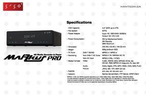 Hantech Markus PRO 2 TB HD PVR,Media Recorder,HDMI,1080P,NDAS,HDMI,USB HOST,LAN N2