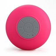 Tmvel Bluetooth Shower Portable Speakerphone with Built-In Mic - Retail Packaging - Blue N3