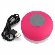 Tmvel Bluetooth Shower Portable Speakerphone with Built-In Mic - Retail Packaging - Blue N4