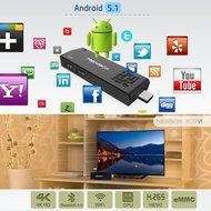 NEXBOX 809VI Smart Android TV Dongle Box Android 5.1 RK3368 Octa-Core 64 Bits 2G / 8G KODI XBMC UHD 4K 3D H.265... N5