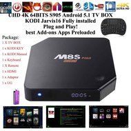 Kukele Latest Fully UNLOCKED Loaded XBMC KODI ADDONS Plug-n-Play Ready M8S PLUS Android 5.1 Lollipop 4K Quad Core...