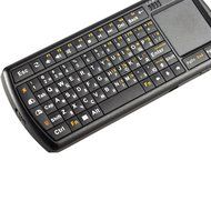 Gtide Russia Language Layout Handheld Mini 2.4G RF Wireless Backlit Keyboard with Touchpad and Flashlight for...