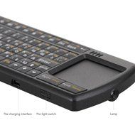 Gtide Russia Language Layout Handheld Mini 2.4G RF Wireless Backlit Keyboard with Touchpad and Flashlight for... N3