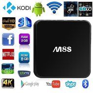 M8S 4K Android TV Box,Yongf Amlogic S812 Quad Core 2GB RAM 8GB Flash Fully Loaded KODI With Octa-core GPU, HDMI...