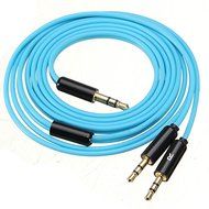 BephaMart 1.2M Blue Audio Cable For Sol Republic Master Tracks HD V8 V10 V12 X3 Headphone