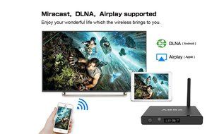 GR Business A95X Android 6.0 TV Box Amlogic S905X Quad Core 3D 4K HD Support 2.4G WiFi 1GB / 8GB Kodi 16.1 Player... N3