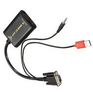 BephaMart 1080P VGA to HDMI HD Audio AV Converter Adapter with TV Video Cable for TV PC N3