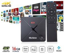 Richino 2GB+16GB Android Tv Box M9S PRO Kodi(xbmc) Amlogic S812 Full Loaded 1080P Core-A53 Quad Core Smart Media...
