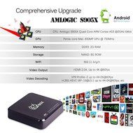 4K Kodi Smart Mini TV Box , Android 6.0 Quad Core CPU Amlogic S905X Chipset Mostfeel 2GB/8GB Decoding 1080p H.265... N2