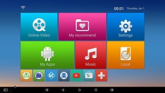 R9 Android TV Box RK3229 Quad Core 1GB/8GB Android 5.1 KODI 16.1 WiFi 2.4G LAN 100M 4K HD N3