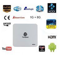 Transpeed Plus TV Box by Mitid, with KODI XBMC Online 3D HD Movie Music, 1G+8G Android 4.4 Quad Core S805 WiFi...