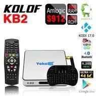 KOLOF KB2 Android 6.0 OTT TV Box Amlogic S912 Octa Core KODI 17.0 2G 32G Streaming Media Player with Black Wireless...