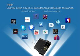 KOLOF T95P Amlogic S905X Mini Android TV Box Kodi 16.1 Ultra HD 4K Quad Core 3D Dual Wifi 2G 8G Streaming Media... N7