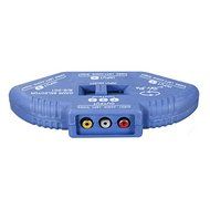BephaMart Blue 3 Way Port Audio Video AV RCA Switch Selector Box Splitter N2