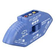 BephaMart Blue 3 Way Port Audio Video AV RCA Switch Selector Box Splitter N6