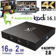 HONGYU X96 TV Box Android 6.0 Marshmallow Amlogic S905X 64bit Quad Core 2G/16G Kodi 16.1 Ultra HD 4K 60fps HDR... N3