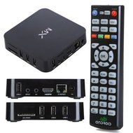 Dual Core Android TV Box XBMC Midnight MX Dual ARM Cortex A9 Build in WiFi Remote Control(ROM 8GB RAM 1GB) Black