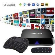 MicroMall M8S Quad-core Amlogic S812 2GB+8GB Android 4.4.2 2.4G/5G Wi-Fi Kodi Bluetooth TV Box + Mini Wireless...