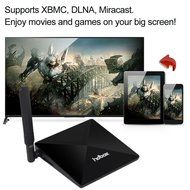 Docooler W9 Smart Android TV Box XBMC UHD 4K 2G / 16G Mini PC Android 4.4 Amlogic S812 Quad Core 2.4G &amp; 5.0G WiFi... N4