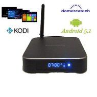 domercatech domercatech2 2GB/8GB Android 5.1 Amlogic S905 Ultra HD 4K Smart TV Box Kodi Fully Loaded Add-ons Streaming...