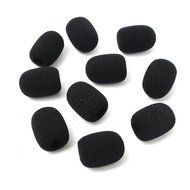 BephaMart 10PCS Microphone Headset Grill Windscreen Sponge Foam Black Mic Cover N3