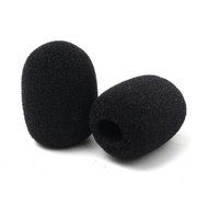 BephaMart 10PCS Microphone Headset Grill Windscreen Sponge Foam Black Mic Cover N5