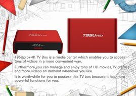 Epteam T95U Pro Android 6.0 TV BOX Amlogic S912 Octa-core Cortex-A53 2GB DDR3 + 16GB emmc Flash 3D Graphics Wifi... N4