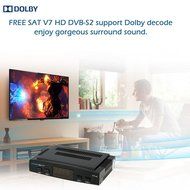 Vipwind FREESAT V7 1080P DVB-S2 TV Box Receiver Digital Video Broadcasting Receiver Set Top Box Support USB PVR... N7