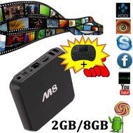 REDGO 2G/8G M8 Quad Core Android (Kit Kat 4.4) TV Box Streaming Media Player 1080p HD 4K WiFi XBMC KODI Smart... N8