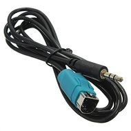 BephaMart 1.5m 3.5mm AUX Input Interface Cable Wire Adapter For ALPINE KCE-236B CDA-9886