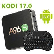 Refresh Your Life Newest A96S Smart TV Box Android 6.0 Full Loaded Add-ons with KODI 17.0 Amlogic S905X Quad Core...