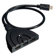 BephaMart 3 In 1 Out Port HDMI Auto 1080P Switch Splitter Switcher HUB Cable LCD HDTV Dock