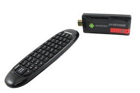 ANDROSET 2 IN 1 Android 4.2.2 Mini PC TV Box Rk3188 Quad core 8G + Fly Air Mouse with Mini Keyboard Combo SET... N4