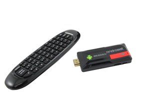 ANDROSET 2 IN 1 Android 4.2.2 Mini PC TV Box Rk3188 Quad core 8G + Fly Air Mouse with Mini Keyboard Combo SET... N5
