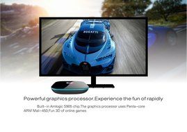 Q-Box Android 5.1 Smart Android TV BOX, S905 Quad Core 4K KODI 16.0 Sports Movies Streaming Player Bluetooth Enabled... N6