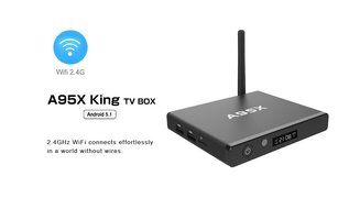NPET A95X KING Android 1+8GB TV Box Rockchip RK3229 Quad-core Android 5.1 Streaming Media Player XBMC / Kodi 16.1...
