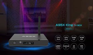 NPET A95X KING Android 1+8GB TV Box Rockchip RK3229 Quad-core Android 5.1 Streaming Media Player XBMC / Kodi 16.1... N2