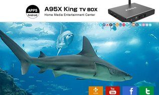 NPET A95X KING Android 1+8GB TV Box Rockchip RK3229 Quad-core Android 5.1 Streaming Media Player XBMC / Kodi 16.1... N4