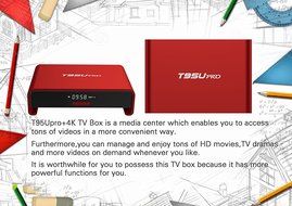 KOLOF T95U Pro Amlogic S912 OTT TV Box Android 6.0 KODI 16.1 Octa Core RAM 2G ROM 16G Streaming Media Player N2