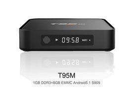 Android TV Box, CandyQ T95M Smart Streaming Media Player Pre installed Amlogic S905 Quad-core cortex-A53 Android...