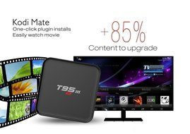Android TV Box, CandyQ T95M Smart Streaming Media Player Pre installed Amlogic S905 Quad-core cortex-A53 Android... N5