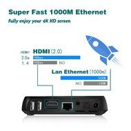 RUPA M8S PRO Android 5.1 TV Box Amlogic S905 Quad Core 2GB/16GB Dual Band WiFi BT 4.0 1000M LAN 4K Streaming Midea... N3