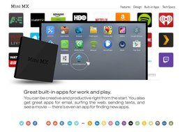 Mini MX TV Box Amlogic S905X Quad Core Android 6.0 64bit 4K VP9 H.265 Decoding Support 2.4GHz + 5.8GHz WiFi Bluetooth... N5