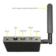 QINTEX Q12 Amlogic S812 Quad Core XBMC Android 4.4 Tv Box with 2G RAM 8G ROM with 4K Media Player