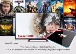 H96 PRO ANDROID TV BOX - S912 OCTA CORE- FULLY LOADED UNLOCKED WITH KODI - 2GB 16GB - ANDROID 6.0 &ndash; 4K UHD READY... N7