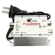 ANDROSET 2 Way TV VCR Signal Booster Cable Antenna Broadband AMP Amplifier